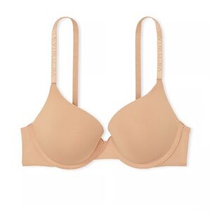 Victoria's Secret Tshirt Push-up Tan Bra- worn once